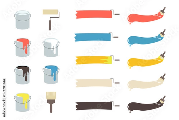 Obraz ペンキの小見出しセット