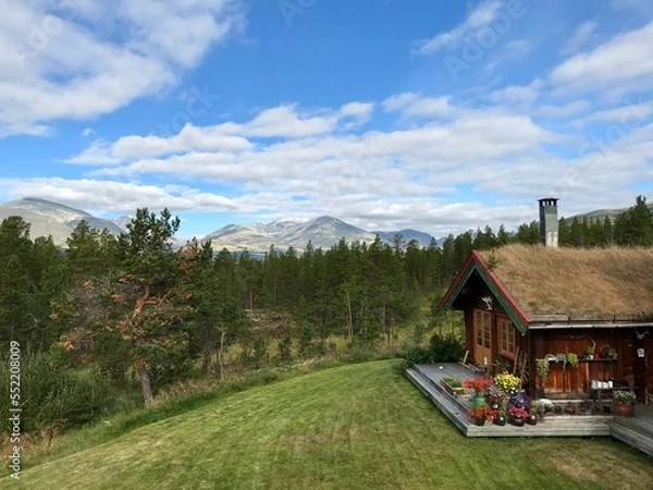 Obraz house in the mountains