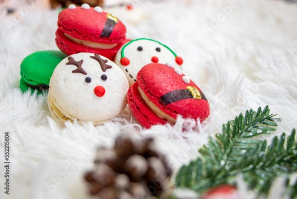 Obraz Macarons de natal
