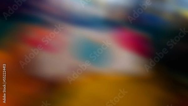 Obraz Abstract blurred background with the dominance of white below, there are also other colors such as white, blue, and red.