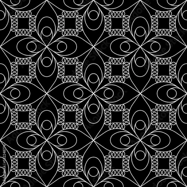 Fototapeta Abstract geometric seamless pattern. Vector illustration. EPS 10