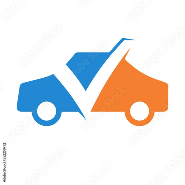 Obraz fix car icon logo design vector