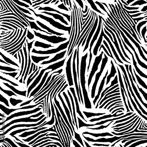 Obraz zebra skin pattern