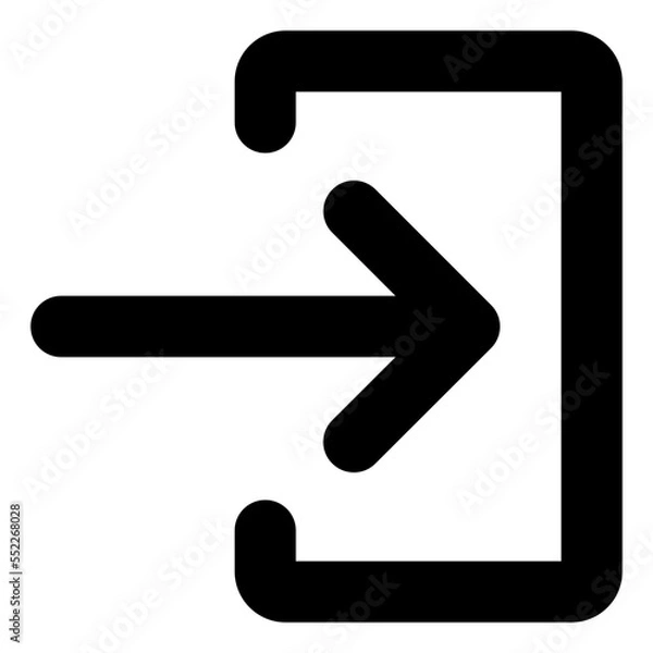 Obraz login glyph icon