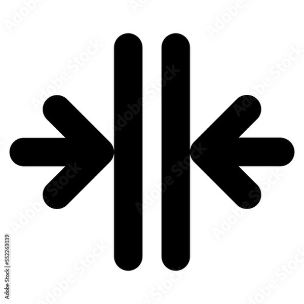 Obraz merge glyph icon