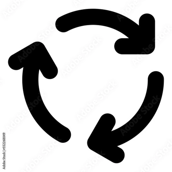 Obraz recycle glyph icon