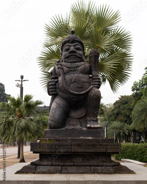 Obraz chinese lion statue