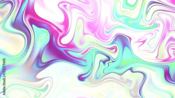 Fototapeta Abstract digital fractal pattern. Horizontal background with aspect ratio 16 : 9