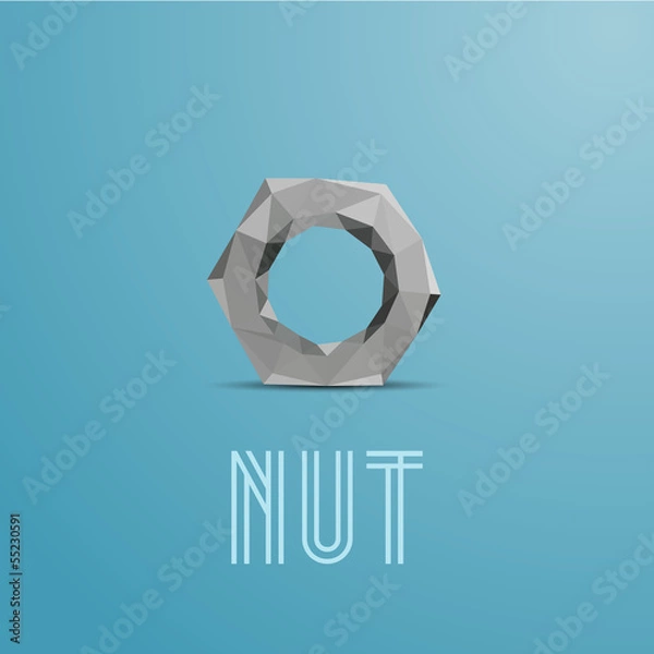 Fototapeta Nut from Triangles