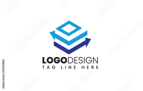Fototapeta Database Logo or Database Storage logo