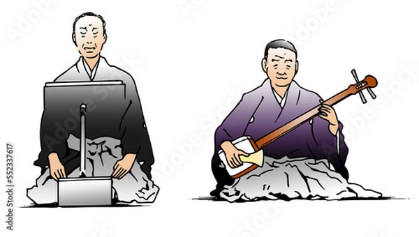 Obraz 歌舞伎,三味線,義太夫００１