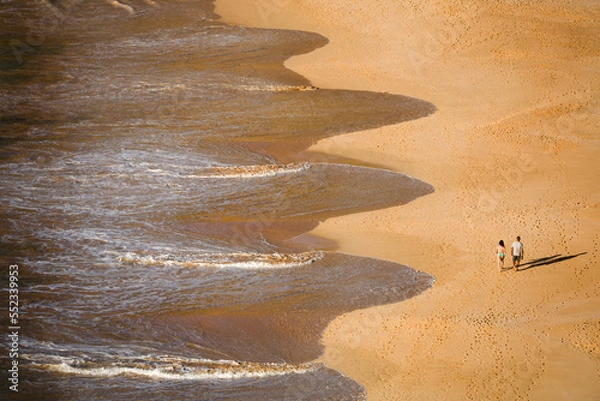 Obraz Sun, Beach and Rocks