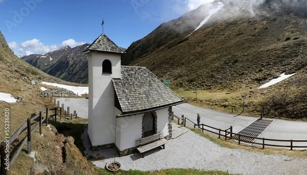 Obraz Gipfelkirche am Sölkpass