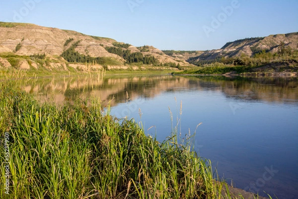 Obraz Red Deer River Valley badlands, Alberta