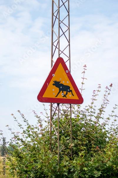 Obraz sign on a site