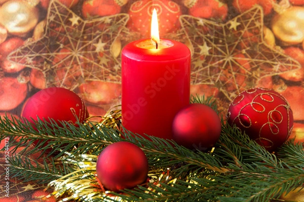 Obraz Weihnachtgesteck