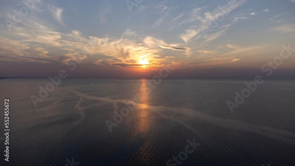 Obraz sunset over the lake