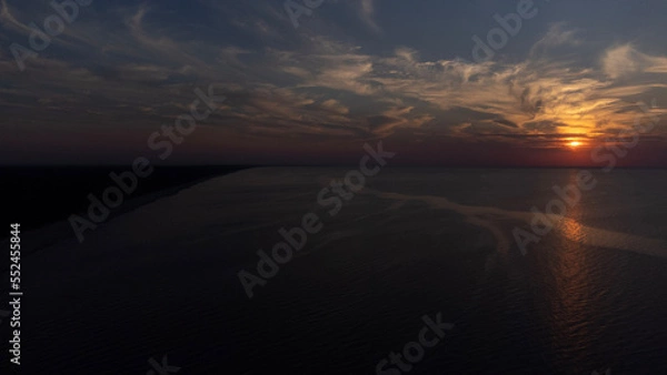 Obraz sunset in the desert