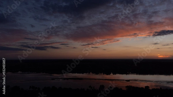 Obraz time lapse sunset