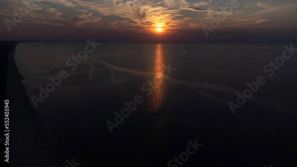 Obraz sunset over the lake