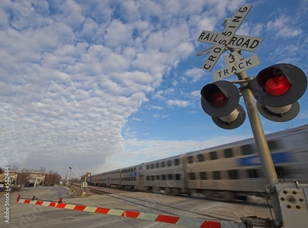 Fototapeta commuter train