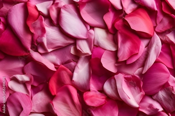 Fototapeta 薔薇の花びら　with generative ai