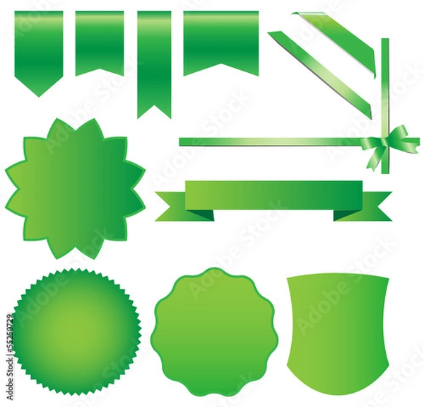 Fototapeta green set