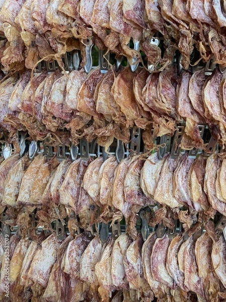 Obraz fish on the market