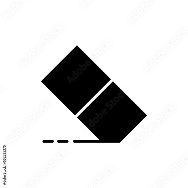 Fototapeta Eraser icon vector design templates