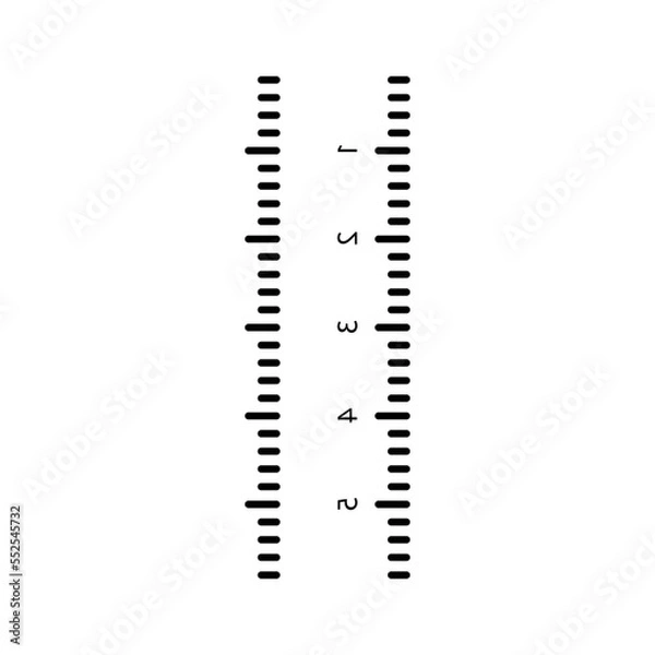 Obraz Ruler icon vector design templates