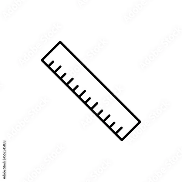 Obraz Ruler icon vector design templates
