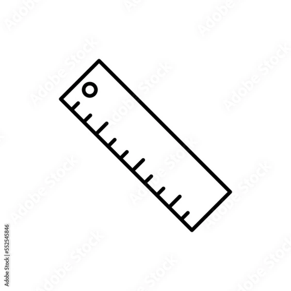 Obraz Ruler icon vector design templates