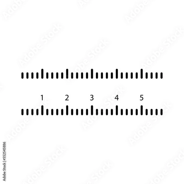Obraz Ruler icon vector design templates
