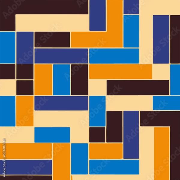 Fototapeta Geometric Colorful Pattern