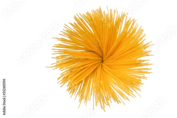 Obraz spaghetti isolated, png file