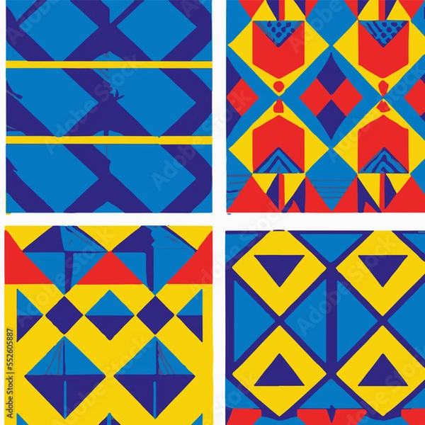 Fototapeta Geometric Colorful Pattern