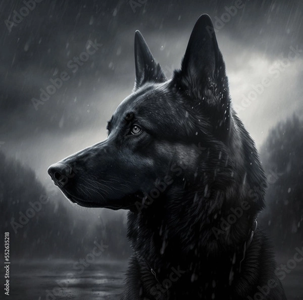Fototapeta portrait of a dog