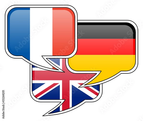 Obraz Französisch, Deutsch, Englisch