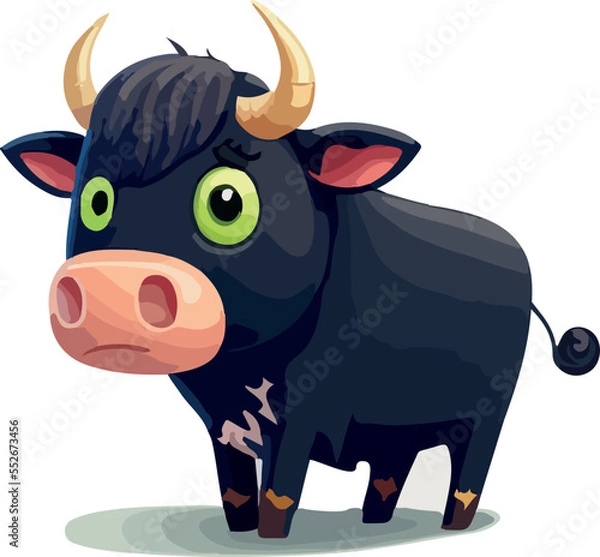 Fototapeta Cute vector cow