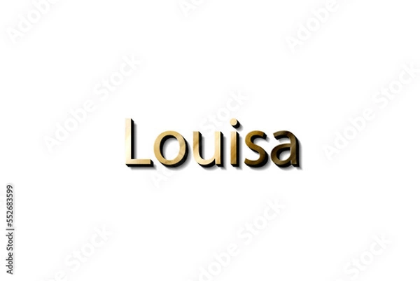 Obraz LOUISA 3D NAME 