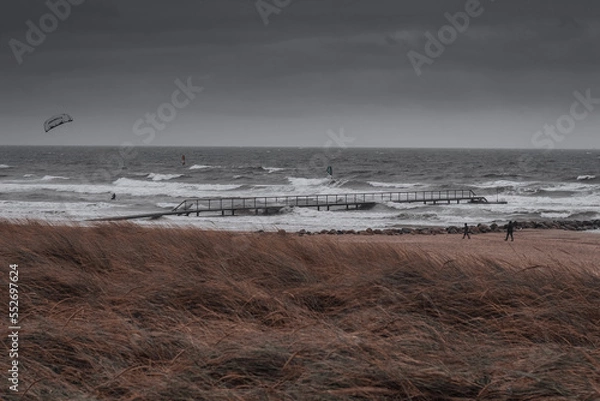 Obraz Sturm an der Nordsee