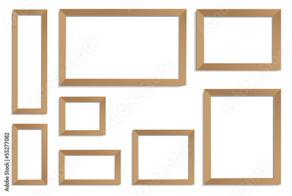 Fototapeta oprawki z brązu