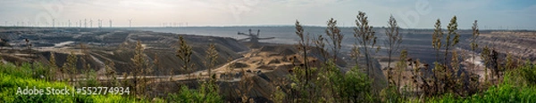 Obraz Garzweiler opencast lignite mine panorama, Germany