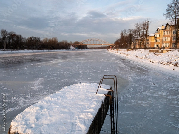 Obraz winter in the city