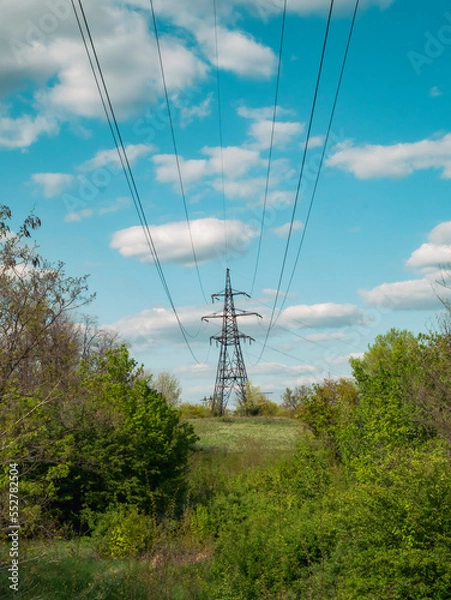 Obraz power lines