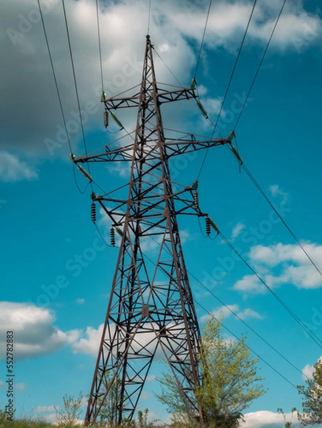 Obraz power line tower