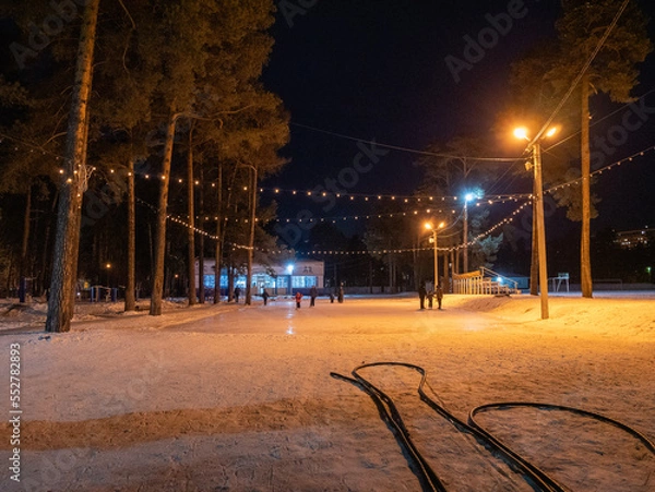 Obraz street in winter