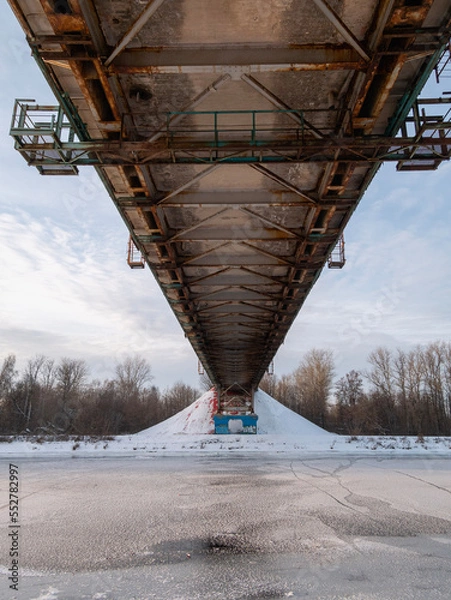 Obraz bridge in winter