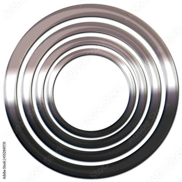 Fototapeta Metal circle
