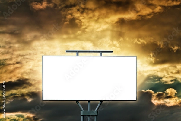 Obraz Large blank billboard